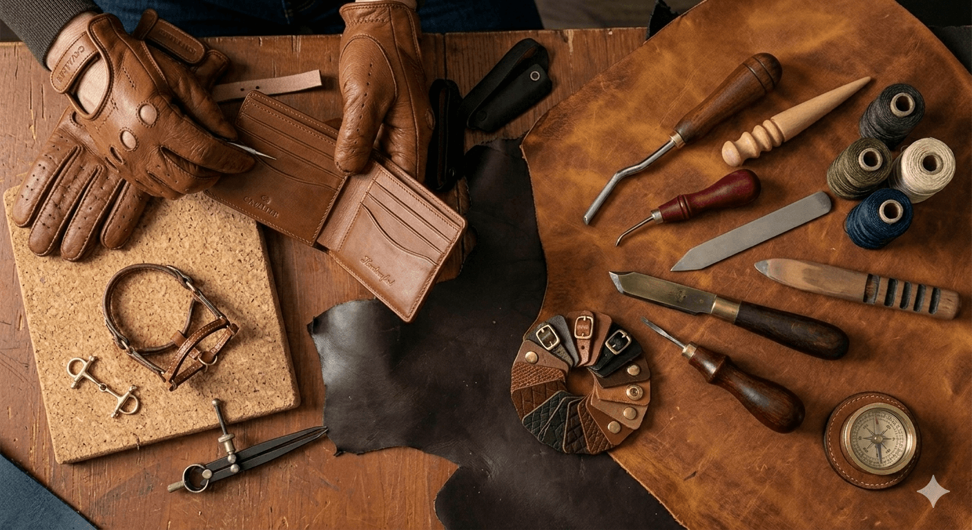 Cavaleer workshop and leather development
